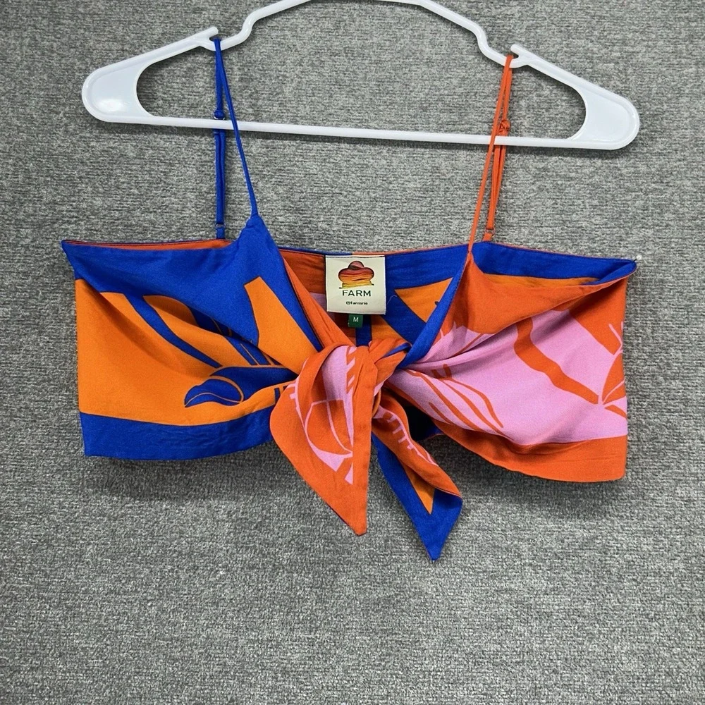 FARM Rio Multicolor Crop Top - Picture 4 of 11